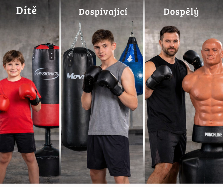 Druhy boxovacích pytlů a jejich použití podle věku