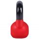 Gorilla Sports kettlebell činka, pogumovaný povrch, 4 kg