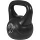 Gorilla Sports Kettlebell činka, plast, černá, 6 kg