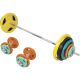 Činkový set 100 kg s gripper kotouči a hvězdicovým uzávěrem