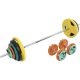 Činkový set 100 kg s gripper kotouči a pružinovým uzávěrem