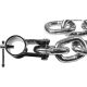 Gorilla Sports Sada zátěžových řetězů, chrom, 2 x 12 kg