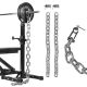 Gorilla Sports Sada zátěžových řetězů, chrom, 2 x 12 kg