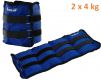 MOVIT Zátěžové manžety, 2 x 4 kg, modré