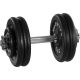Set jednoručních litinových činek MOVIT 2 x 25 kg