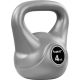 Movit Kettlebell činka, 4 kg, šedá/černá