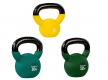 MOVIT Sada 3 kettlebell činek, litina a vinyl, 26 kg