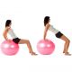 MOVIT Gymnastický míč s nožní pumpou, 85 cm, modrý
