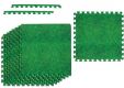 MOVIT Sada ochranných podložek, dekor tráva, 3 m²