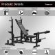 MOVIT Posilovací stanice + sada činek 115 kg, bílá