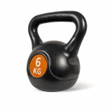 Kettlebell 6 kg plastový s cementovou výplní
