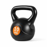 Kettlebell 10 kg plastový s cementovou výplní