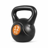 Kettlebell 12 kg plastový s cementovou výplní