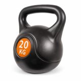 Kettlebell 20 kg plastový s cementovou výplní