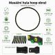 Masážní hula hoop obruč 96 cm se 64 magnety, skládací