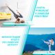 Physionics Airtrack nafukovací žíněnka, 4 m, zelená