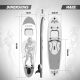 PHYSIONICS Nafukovací paddleboard, bůh Anubis, 305 cm