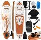PHYSIONICS Nafukovací paddleboard, bohyně Bastet, 366 cm