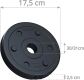ScSPORTS Sada zátěžových kotoučů, 4 x 1,25 kg