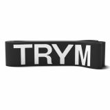 TRYM Odporová guma 29,5–80 kg, 208 x 4,5 x 6,4 cm, černá