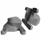 Rychloupínací uzávěry na činky 30/31 mm, pár, šedé