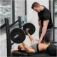 Posilovací lavice se stojanem černá 390 kg