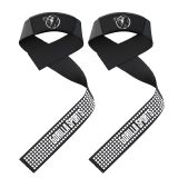 Gorilla Sports Trhačky s protiskluzem a polstrováním, černé