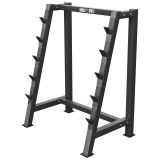 Gorilla Sports Černý stojan na činky 5 pozic, nosnost 100 kg