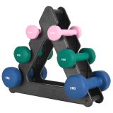 Gymnastické činky, neoprenové, kulaté, 7 kg
