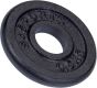 ScSPORTS Sada závaží 4 kg, 8x 0,5 kg, litina, otvor 30/31 mm