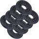 ScSPORTS Sada závaží 4 kg, 8x 0,5 kg, litina, otvor 30/31 mm