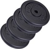 Sada litinových kotoučů 40 kg, 4x10 kg, průměr 30/31 mm