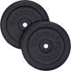 ScSPORTS Litinové kotouče 25 kg, 30/31 mm, sada 2 ks