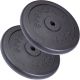 ScSPORTS Litinové kotouče 30 kg, 30/31 mm, sada 2 ks
