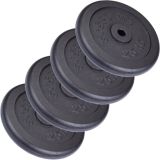 ScSPORTS Litinové kotouče 25 kg, 30/31 mm, sada 4 ks