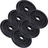 ScSPORTS Litinové závaží 15 kg, sada 6x2,5 kg, 30/31 mm