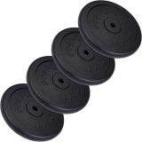 ScSPORTS Litinové kotouče 30 kg, 30/31 mm, sada 4 ks