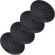 ScSPORTS Litinové kotouče 30 kg, 30/31 mm, sada 4 ks
