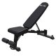 Gorilla Sports nastavitelná posilovací lavice, černá