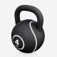 Gorilla Sports kettlebell činka, gumový povrch, 4 kg