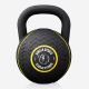 Gorilla Sports kettlebell činka, gumový povrch, 16 kg