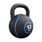 Gorilla Sports kettlebell činka, gumový povrch, 12 kg