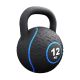 Gorilla Sports kettlebell činka, gumový povrch, 12 kg