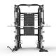 Gorilla Sports Multifunkční kladková věž, 204 cm, černá