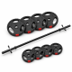 Nakládací činkový set 40 kg, osa 160 cm, 30 mm, černý