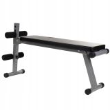 ScSPORTS Multifunkční lavice, ekokůže, černá, 120 kg