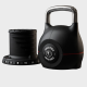 Gorilla Sports nastavitelný kettlebell, 2–20 kg, černý