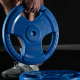 Gorilla Sports Litinový činkový kotouč, pogumovaný, 5 kg