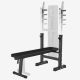 Posilovací lavice se stojanem a činkovým setem 100 kg