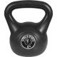 Gorilla Sports Kettlebell činka, plast, černá, 4 kg